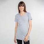 Funna Mamma 7619 Bisiklet Yaka Hamile T-shirt - Carina-siyah / M