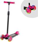 Furkan Cool Wheels Pembe Işıklı Stil 3 Tekerlekli Scooter