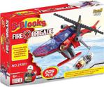 Furkan Toys F Blocks İtfaiye Helikopteri Blok Seti 208 Parça