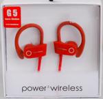 G5 Power 3 Wireless Bluetooth 4.2 Kulak İçi Kulaklık Mavi