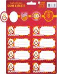 Galatasaray Lisanslı Stickers Okul Defter Etiketi - 3 Yaprak