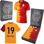 Galatasaray Orijinal İsme Özel Çocuk Forma 20/21 Hediyelik Ahşap Kutulu