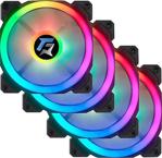 Gameforce 7R Pro 120Mm (4'Lü Set) Rainbow Led Sessiz Kasa Fanı