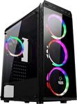 Gametech Gt-01 4X120Mm Fanlı Tempered Glass Gaming Oyuncu Bilgisayar Kasası