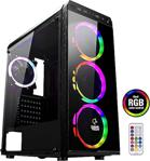 Gametech Zeus Kumandali Rgb 4X120Mm Fan Gaming Oyuncu Kasası