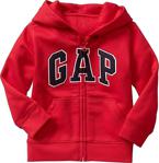 Gap Erkek Bebek Kırmızı Logo Kapüşonlu Sweatshirt