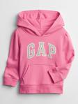 Gap Kız Bebek Pembe Logo Kapüşonlu Sweatshirt