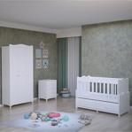 Garaj Home Elegant Yıldız 3 Kapaklı Bebek Odası Takımı