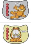 Garfield Kedi Desenli Elekli Kedi Tuvalet Önü Paspası