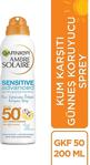 Garnier Ambre Solaire Resisto Kids Mist Spf 50+ 200 Ml Kum Yapışmasını Önleyici Çocuk Spreyi