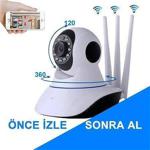 Gece Görüşlü HD 360 Derece Wifi İp Kamera