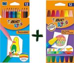 Gen-Of Bic Boyama Seti 12 Renk Pastel Boya Ve Kuru Boya