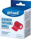 Getwell Kendinden Yapışkanlı Bandaj -Kırmızı