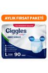 Giggles Yetişkin Emici Külot Büyük Boy (L) 30'Lu 3 Adet