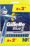 Gillette Blue II Maximum 8+2 Poşet Tıraş Bıçağı