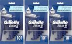 Gillette Blue2 Kullan-At Tıraş Bıçağı 3 X 10'Lu
