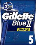 Gillette Blue2 Simple Kullan At Tıraş Bıçağı 5'Li