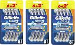 Gillette Blue3 Comfort Kullan-At Tıraş Bıçağı 3 X 8'Li