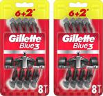 Gillette Blue3 Nitro Kullan At 6+2'Li 2 Adet Tıraş Bıçağı