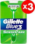 Gillette Blue3 Sense Care Kullan-At 6'Lı 3 Adet Tıraş Bıçağı