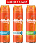 Gillette Fusion Ultra Nemlendirici + Serinletici Hassas 200Ml Tıraş Jeli 3 Çeşit 1 Arada