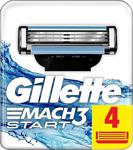 Gillette Mach 3 Start Tıraş Makinesi + 4'Lü Yedek Tıraş Bıçağı