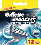 Gillette Mach3 Turbo 12'li Yedek Tıraş Bıçağı