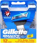 Gillette Mach3 Turbo 3D 12'li Yedek Tıraş Bıçağı