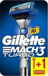 Gillette Mach3 Turbo 3D 2 Yedekli Tıraş Makinesi