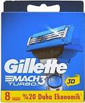 Gillette Mach3 Turbo 3D 8'li Yedek Tıraş Bıçağı