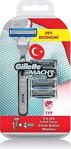 Gillette Mach3 Turbo 4 Yedekli Tıraş Makinesi