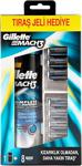 Gillette Mach3 Yedek Tıraş Bıçağı 8'Li + Mach3 00 Ml Tıraş Jeli Hediyeli