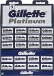 Gillette Platinum Tıraş Bıçağı Çift Kenarlı Jilet 5X20'Li (100'Lü) Kartela