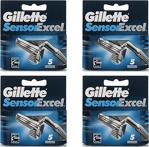 Gillette Sensor Excel 5'Li 4 Adet Yedek Tıraş Bıçağı