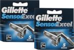 Gillette Sensor Excel 5'li x2 Adet Yedek Tıraş Bıçağı