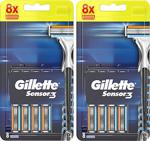 Gillette Sensor3 8 Yedekli 2 Adet Tıraş Makinesi