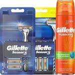 Gillette Sensor3 Fırsat Paketi - Sensor3 Tıraş Makinesi + Yedek Tıraş Bıçağı 14'Lü Tıraş Jeli 200