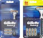 Gillette Sensor3 Tıraş Makinesi + 14'Lü Yedek Tıraş Bıçağı