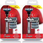 Gillette Tıraş Makinesi Mach-3 + 5 Başlık X 2 Adet