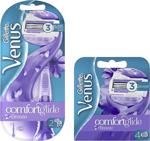 Gillette Venus Gillette Venüs Breeze Kadın Tıraş Makinesi + 2 Adet Yedek Başlık + Gillette Venus Breeze 4'Lü Yedek Kadın Tıraş Bıçağı