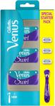 Gillette Venus Swirl Kadın Tıraş Makinesi + 3 Yedek Tıraş Bıçağı