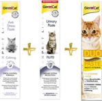 Gimcat Anti-Stress Paste 50Gr + Urinary Paste Kedi Macunu 50Gr + Duo Paste Peynirli Vitamin Paste 50Gr