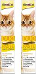 Gimcat Multi-Vitamin Duo Paste Peynirli Kedi Macunu 50 Gr X 2 Adet = 100 Gr