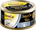 Gimcat Shinycat Kıyılmış Fileto Tuna Balıklı Ançuezli 70 gr Yetişkin Kedi Konservesi