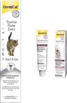 Gimcat Taurine Paste Kalp Ve Göz Sağlığı Destekleyici 50Gr + Anti-Hairball Malt Paste Kedi Macunu 20Gr