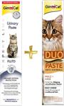 Gimcat Urinary Paste Kedi Macunu 50Gr + Duo Paste Peynirli Malt Kedi Macunu 50Gr