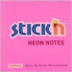 Gıpta Stickn Neon Pembe 76X76 100 Yaprak Not Kağıdı