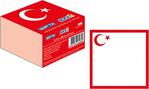 Gıpta Yapışkanlı Not Kağıdı 70X70 Mm Türkiye Şekilli 400 Yaprak 4-2160600-5001