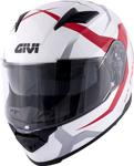 Givi 50.5 Vortıx Kırmızı-Beyaz Kask S - Beyaz - Kırmızı