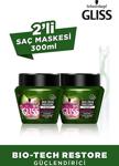 Gliss Bio-Tech Restore Saç Maskesi 300 Ml 2 Adet